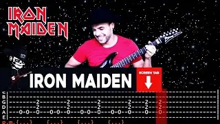 【IRON MAIDEN】[ Iron Maiden ] cover by Masuka | LESSON | GUITAR TAB