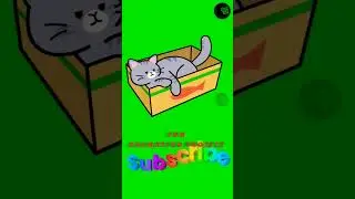 Cute cat 🐱 #short #green #greenscreenvideo #animation