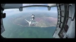 (behind the scenes) Airbus Family:  H160, A400M, A350, Eurofighter, flying together