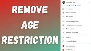How to remove age restriction on YouTube app | Best way to remove age restriction on Youtube