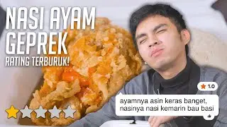 NASI AYAM GEPREK RATING TERBURUK #food #fypシ
