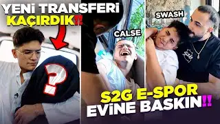 YENİ TRANSFERİ KAÇIRIP EKİPLE S2G E-SPOR EVİNE BASTIM!! 😱 | PUBG MOBILE ROSTER VLOG