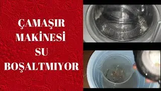 Çamaşır Makinesi Su Boşaltmıyor