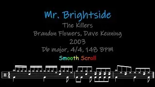 Mr. Brightside, Chords, Lyrics and Timing
