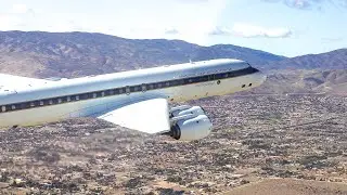 NASA’s DC-8 Aircraft conducts low-altitude research flights for AEROMMA project