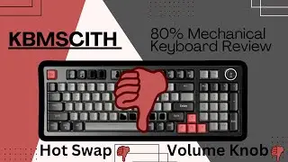 KBMSCITH ZA9810 Mechanical Keyboard Review - No Hot Swap, Useless Volume Knob
