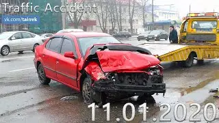 Подборка аварии ДТП на видеорегистратор за 11.01.2020 год