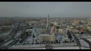 Тамбов с воздуха - панорама Набережной DJI 0101