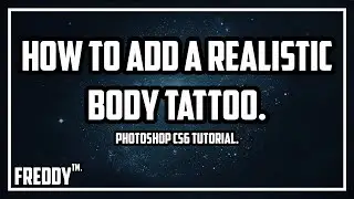 Photoshop Tutorial | Add A Realistic Body Tattoo