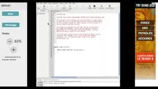 Geany online IDE for C, Java, PHP, HTML, Python, Perl, Pascal