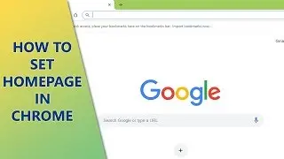 How to Set Homepage in Chrome