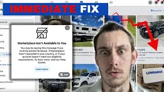Facebook Marketplace Isn't Available To You | Instant FIX
