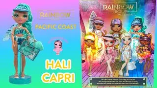 Rainbow High Pacific Coast Hali Capri Unboxing and Review Blue doll