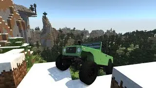 MINECRAFT IN BEAMNG.DRIVE! BeamNG.mine!