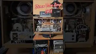 60s Vintage VACUUM TUBE STEREO AMPLIFIER - SPEAKERS RFT Radio RFT VEB GOLDPFEIL Sound Test For Sale