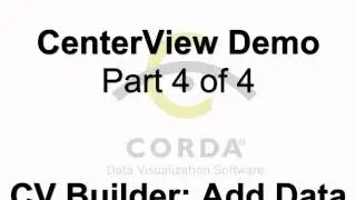 CenterView Demo, Part 4: Adding Data to Your Dashboard