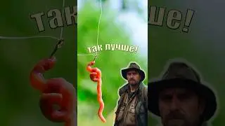 Нужно ли отставлять жало у крючка на рыбалке. Как правильно насаживать на крючок насадку #fishing