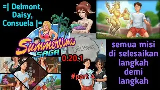 summertime saga 0.20.1 delmont,daisy,consuela all missions are completed step by step || part 4-DDC