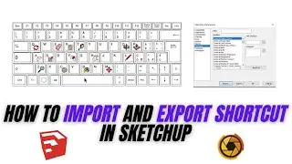 How to import and export shortcut in sketchup