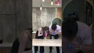 CHALLENGE PINDAHIN CUP PAKE BALON?! NADA BERUSAHA KALAHIN AZKA!! 