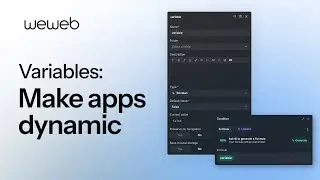Variables in WeWeb - Make your app dynamic