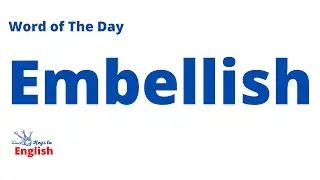 Embellish | New Vocabulary Every Day