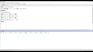 Функция присвоения случайного числа Randomize. Pascal