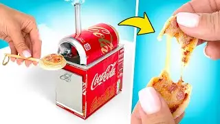 DIY mini four à pizza à partir de canettes de soda 🥤🍕 Recettes faciles, amusantes et délicieuses !