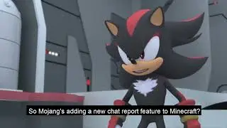 Shadow the Hedgehog reacts to Minecraft's Player Chat Report update