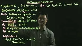 Difference Operator