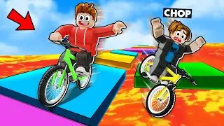ROBLOX CHOP AND FROSTY COMPLETE THE CYCLE PARKOUR OBBY