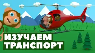 Развивающий мультфильм - Малыш Мартыш - 2 серия - Изучаем транспорт
