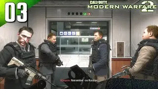 CoD: Modern Warfare 2 100% (Veteran) Walkthrough Part 3 - No Russian (No Commentary)