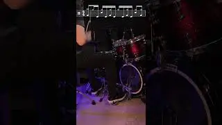 Double Bass 05 Five-Note Linear Cross Rhythm Drum Fill