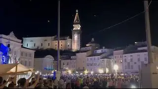 Beautiful 'Sava Tiho Teče' by Plavi Orkestar in Piran