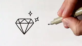 Zo teken je een Diamant! | Doodle Dag #35