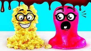 DOUBLE POP-CORN AU CHOCOLAT pour Sam le Slime