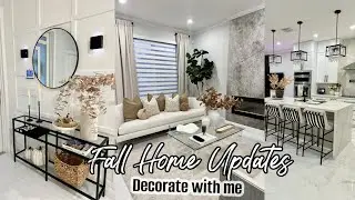 FALL DECORATE WITH ME 🍁| COZY NEUTRAL DECOR IDEAS