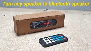 BLUETOOTH Speaker Hack Turns ANY Speaker into Wireless
