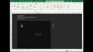 Toggle Buttons Dark Mode Animated Shapes for Excel to Turn On Options or Settings