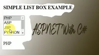 Simple List Box example using asp.net | listbox control in asp.net | asp.net tutorial