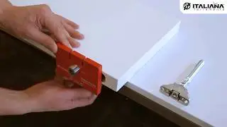 Кондуктор с шаблоном для установки скрытого менсолодержателя TRIADE