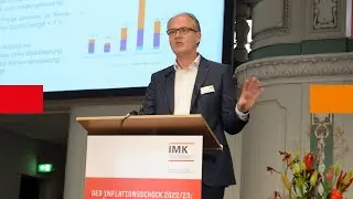 Der Inflationsschock 2022/23 - Vortrag Sebastian Dullien | IMK Forum 2023