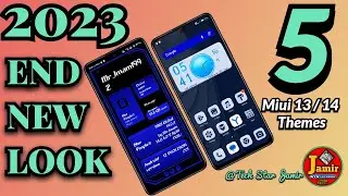 2023 End New look 🔥 miui 13/14 Top themes for redmi & poco device, top 5 control center/lock screen