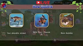 🔴 LIVE | WildCraft: New Update👀Season 5 & The Wolf |