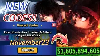 ✅BLOX FRUITS CODES NOVEMBER 2023