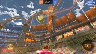 Rocket League With/IbFalcon INSANE BLOCK WITH INSANE GOAL!