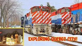 Central Quebec Adventure: Diverse Railfanning and Lots of FUN in Quebec City!