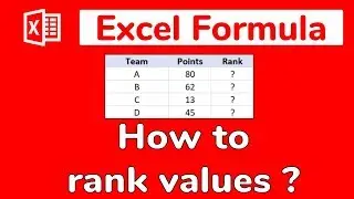 Excel formula: How to Rank values - Doctor Excel 