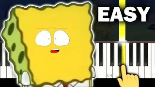 Monster How Should I Feel MEME - EASY Piano tutorial